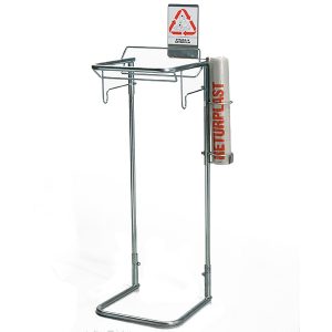 Sekkestativ for innsamling av plast