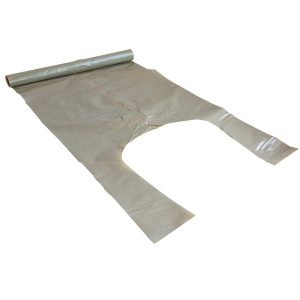 Knytesekk 125 liter transparent