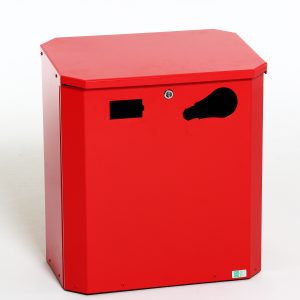 Beholder for lyskilder og batterier