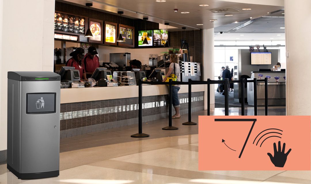 Smart berøringsfri avfallsbeholder