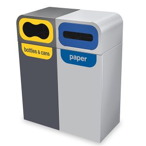 Brussels kildesorteringsstasjon 2x60 liter