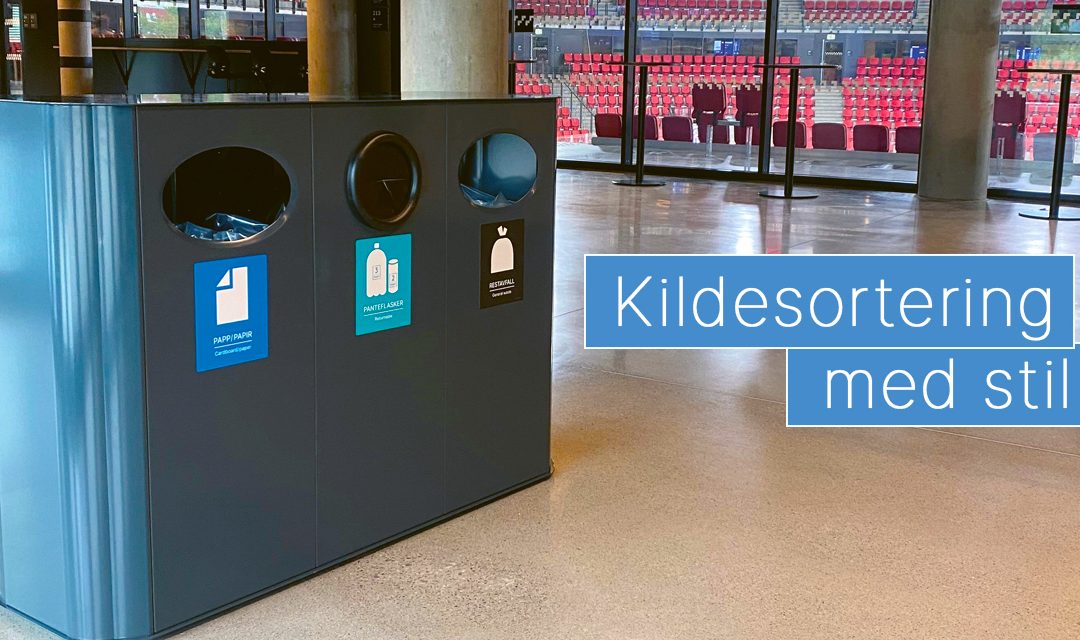 Kildesortering med stil på nye Jordal Amfi
