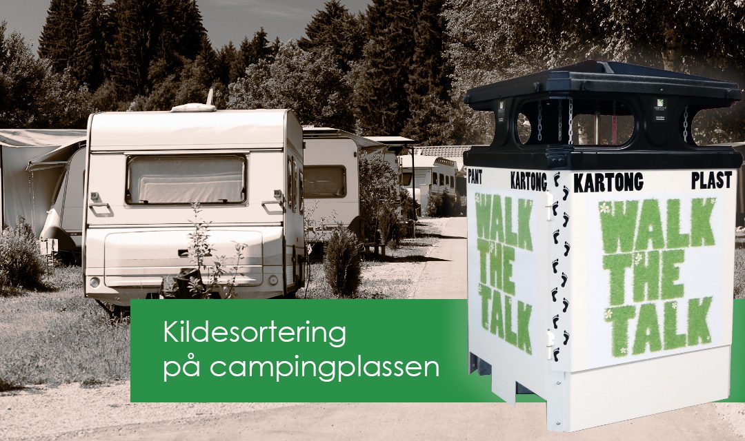 Kildesortering på campingplassen