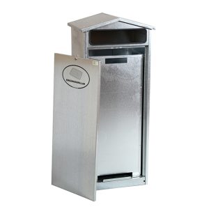 Avfallsbeholder for engangsgriller