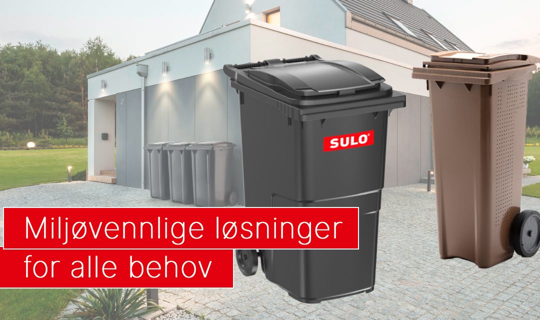 Revolusjonerende nyheter på SULO avfallsbeholdere