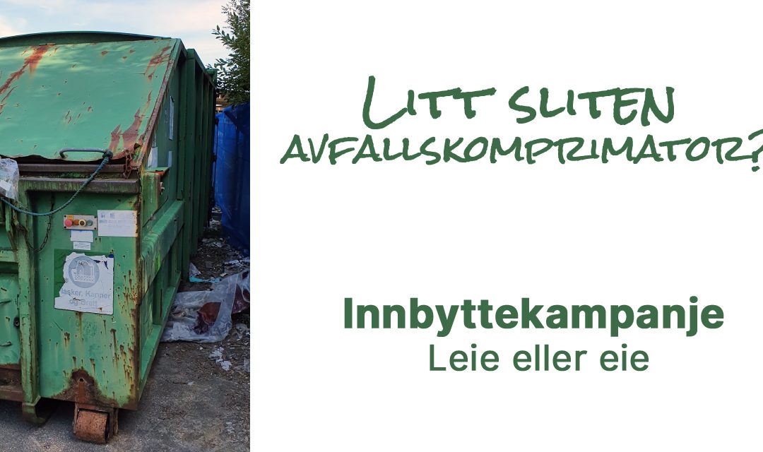 Litt sliten avfallskomprimator?
