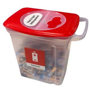 Batteriboks, 3 liter