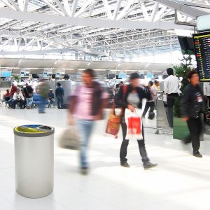 Avfallsbeholder kildesortering Cervic Madrid