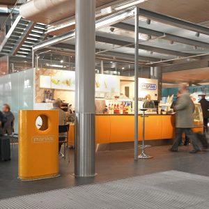 Avfallsbeholder kildesortering Konsis 100 liter