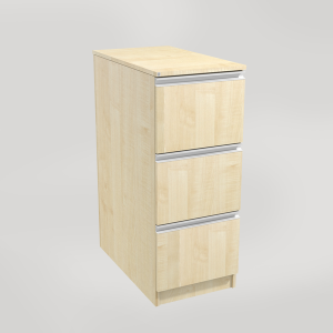 Kildesorteringsmøbel med tre skuffer