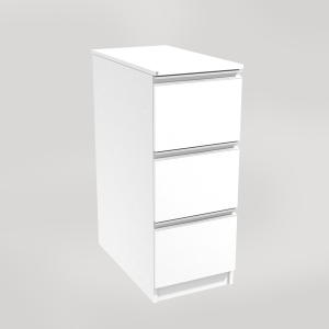 Kildesorteringsmøbel med tre skuffer