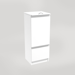 Kildesorteringsmøbel med sekkeholder og skuff