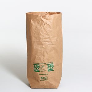 Papirpose 60 liter - to lags