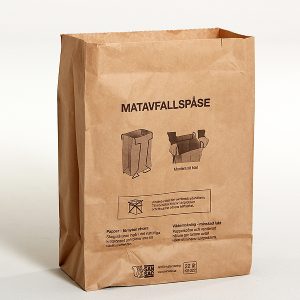 Papirpose 20 liter til matavfall
