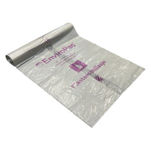 Knytesekk 240 liter transparent hullperforert