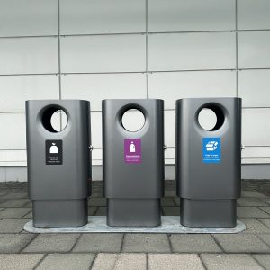 Avfallsbeholder kildesortering Konsis Trippel