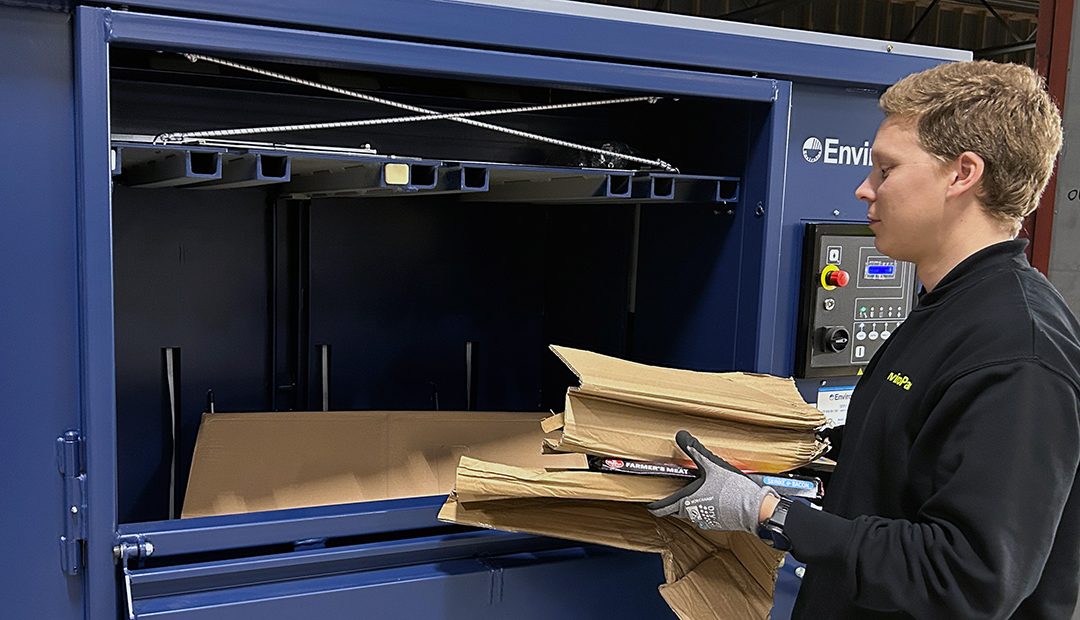 E-03 emballasjepresse – på lager nå!