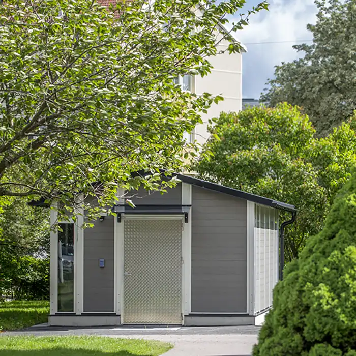 Miljøhus avfallsrom
