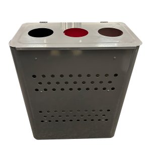 Avfallsbeholder Patrik Grå 3 innkast