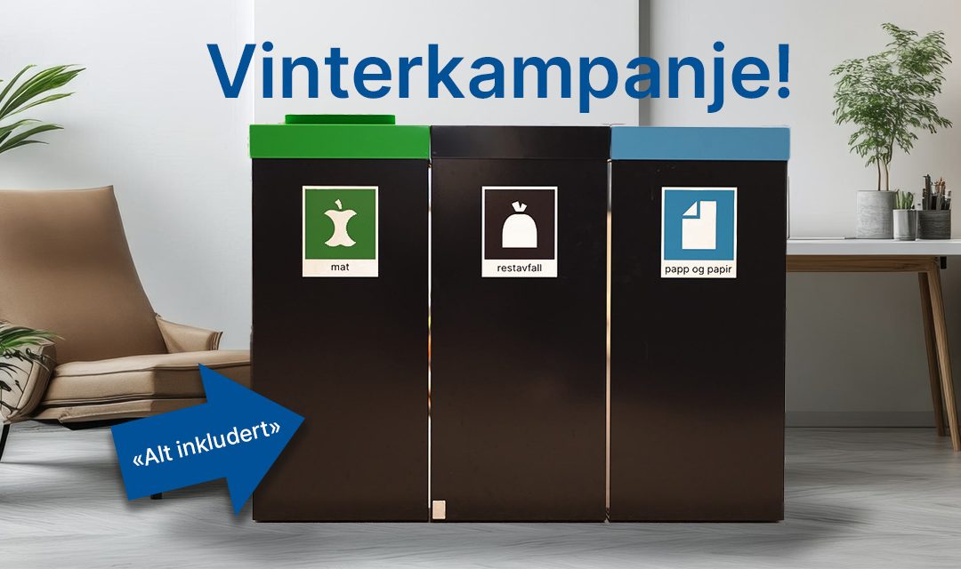 Kampanje på avfallsbeholdere.