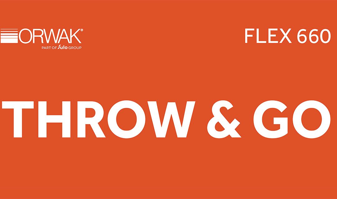 Orwak Flex 660 med bur – «Throw & Go» emballasjepresse
