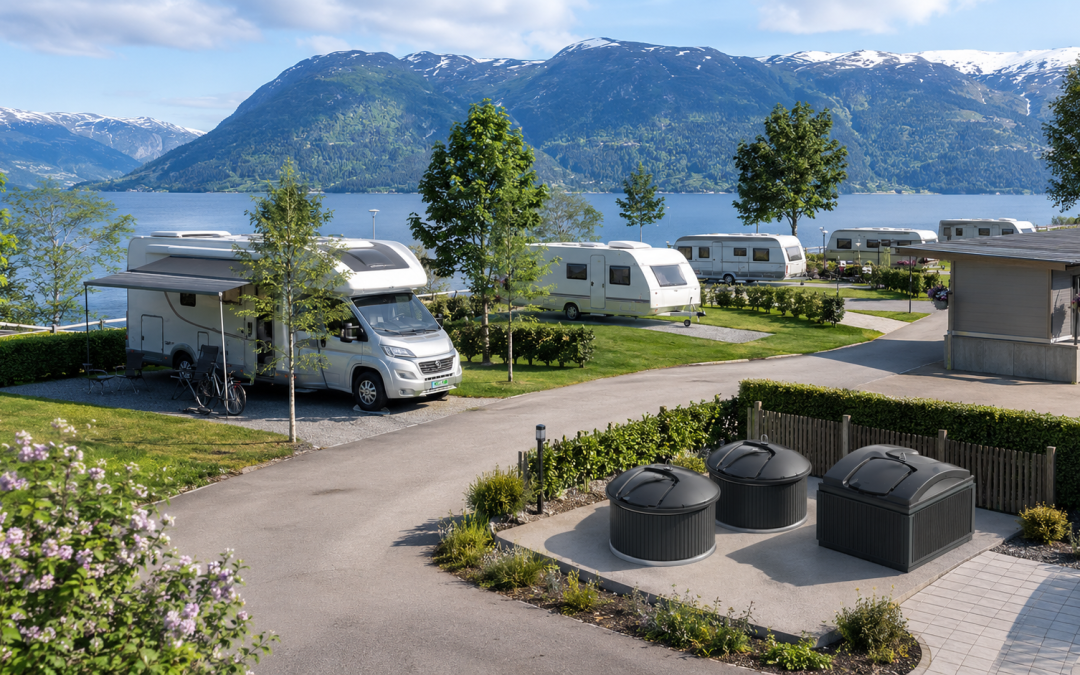 Kildesortering for campingplasser