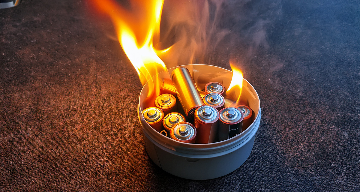 Batteriinnsamling brannfare