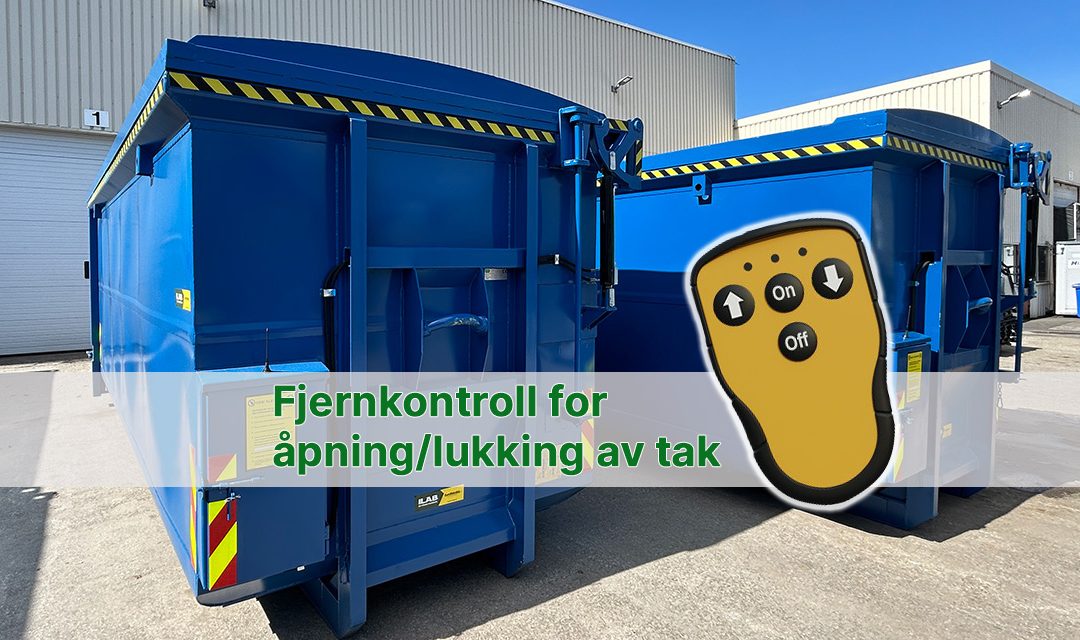 Automatisk åpning/ lukking av containertak