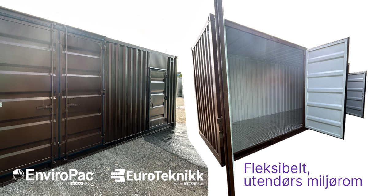 Fleksibelt utendørs miljørom Ingress