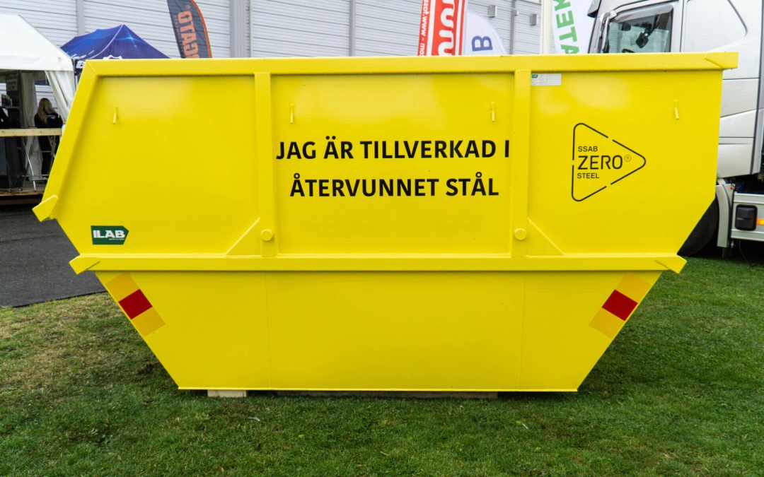 Nå lanseres de første containere i resirkulert stål