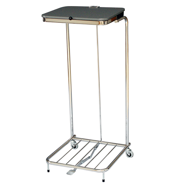 Sekkestativ med lokk og fotpedal 125L