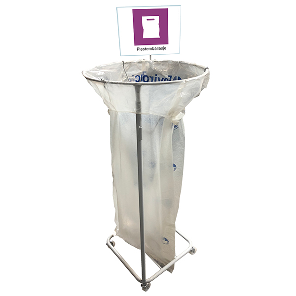 Sekkestativ, enkelt. 240 liter