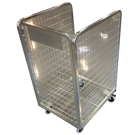 Rullecontainer til papp – liten modell