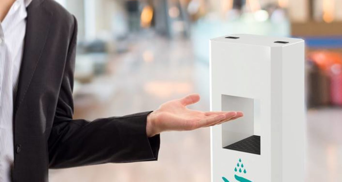 Smartdes automatisk dispenser for hånddesinfeksjon