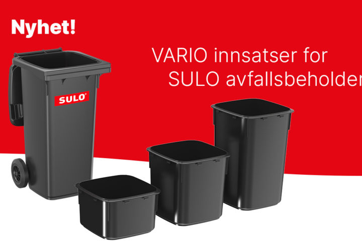 Nyhet! SULO Vario – størrelsen på avfallsbeholderen tilpasses etter behov